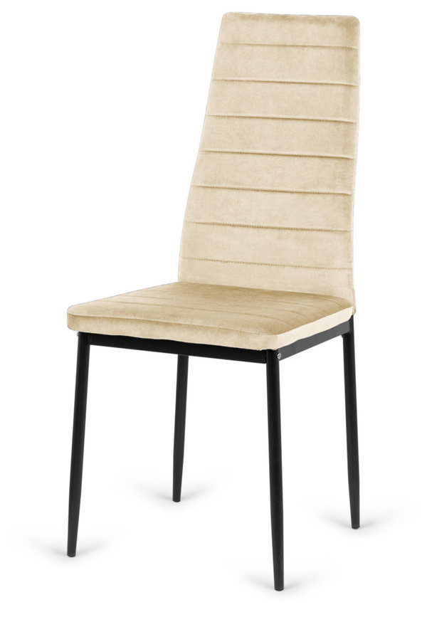 Krzeso tapicerowane VALVA LINE VELVET BEIGE
